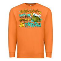 Carrot splish splash your opinion is trash Premium Sweatshirt - AdoDesignShop