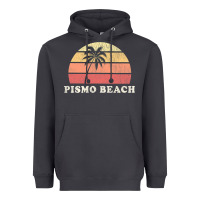 Smoke Pismo Beach CA Vintage 70s Retro Throwback Design Heavyweight Hoodie - longCreatives