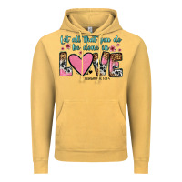 Vintage Mustard let all that you do be done in love Vintage Hoodie - OliviaCreatesArt
