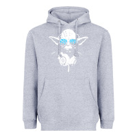 Heather Grey DJ Yoda Heavyweight Hoodie - longCreatives