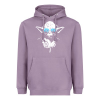 Lavender DJ Yoda Heavyweight Hoodie - longCreatives