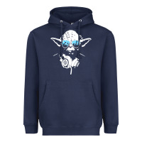 Navy DJ Yoda Heavyweight Hoodie - longCreatives