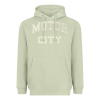 Matcha Classic Motor City Detroit Varsity Heavyweight Hoodie - longCreatives