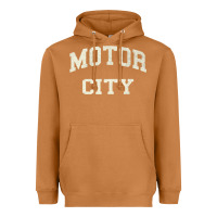 Meerkat Classic Motor City Detroit Varsity Heavyweight Hoodie - longCreatives