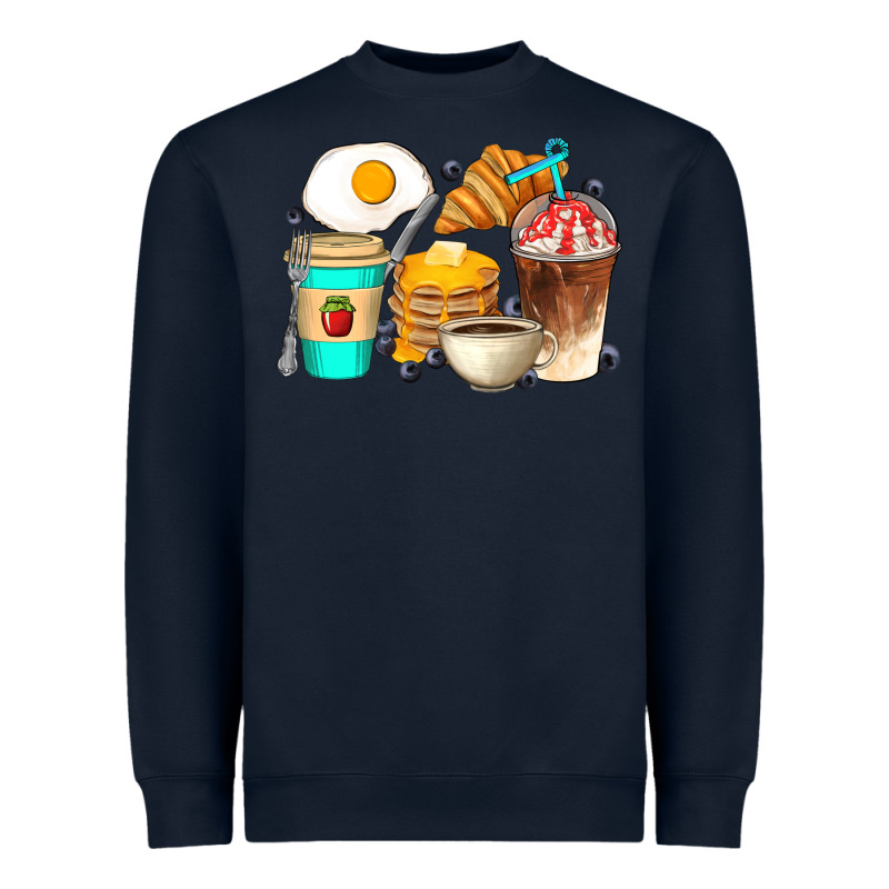 Breakfast Coffee Cups Heavyweight Sweatshirt by Artiststas | Teevron