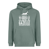 Sage Gazelle Gift Lover Heavyweight Hoodie - longCreatives