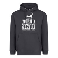 Smoke Gazelle Gift Lover Heavyweight Hoodie - longCreatives
