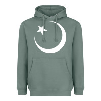 Sage Islam Symbol Design white Heavyweight Hoodie - longCreatives