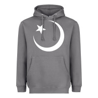 Storm Islam Symbol Design white Heavyweight Hoodie - longCreatives