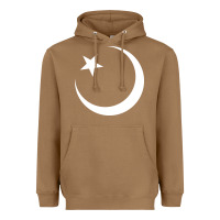 Toasted Coconut Islam Symbol Design white Heavyweight Hoodie - longCreatives
