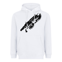 White Gears of war lancer Heavyweight Hoodie - longCreatives
