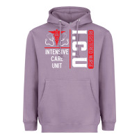 Lavender ICU Registered Nurse Medical Intensive Care Unit Heavyweight Hoodie - longCreatives