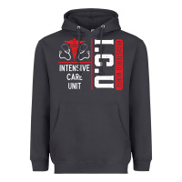Smoke ICU Registered Nurse Medical Intensive Care Unit Heavyweight Hoodie - longCreatives