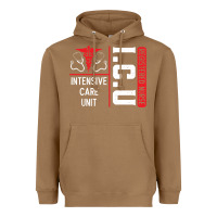 Toasted Coconut ICU Registered Nurse Medical Intensive Care Unit Heavyweight Hoodie - longCreatives
