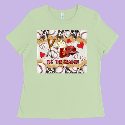 Tis' The Season With Cowhide Tumbler Tbs Ladies Tee Designed By Tumblerdesignbyshophia