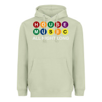 Matcha House Music All Night Long Ravers Heavyweight Hoodie - longCreatives