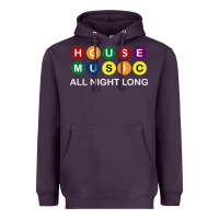 Plum House Music All Night Long Ravers Heavyweight Hoodie - longCreatives