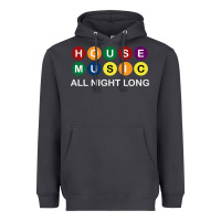 Smoke House Music All Night Long Ravers Heavyweight Hoodie - longCreatives