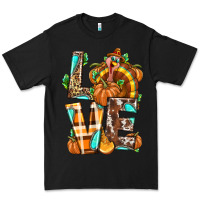 Black Love Turkey Thanksgiving Premium Tee - texasbilliewilder