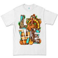 White Love Turkey Thanksgiving Premium Tee - texasbilliewilder