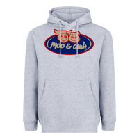 Heather Grey Moo and Oink Chicago Heavyweight Hoodie - longCreatives