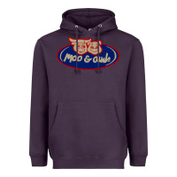 Plum Moo and Oink Chicago Heavyweight Hoodie - longCreatives