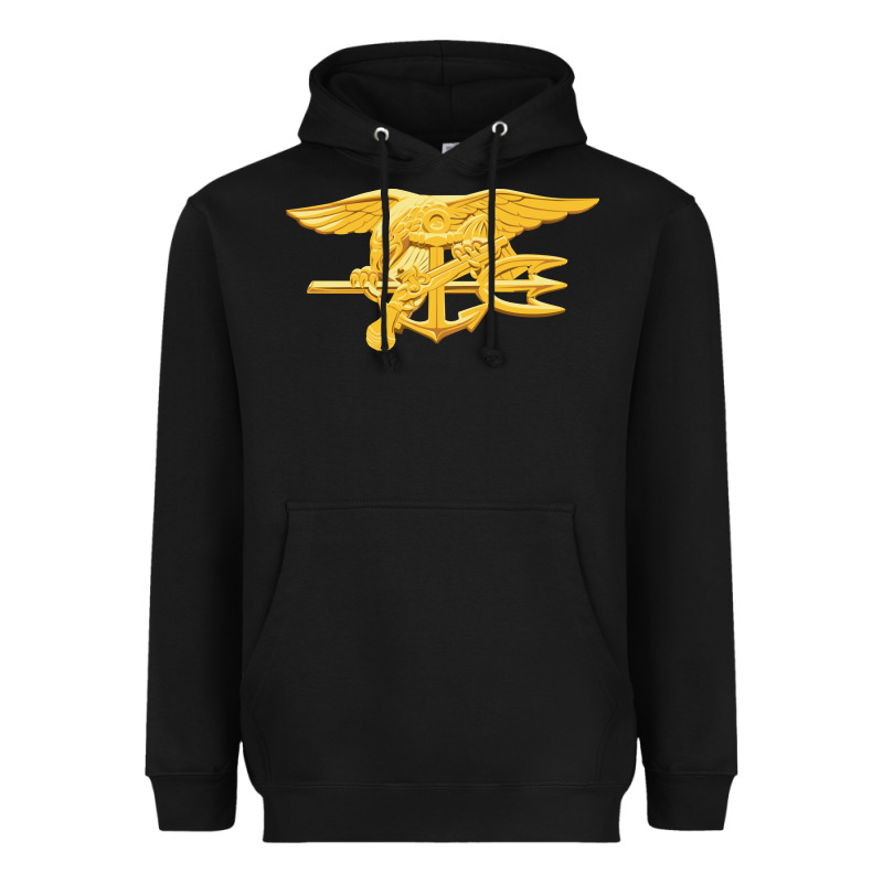 Navy Seals Badge Heavyweight Hoodie by longCreatives | Teevron