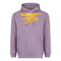Lavender Navy Seals badge Heavyweight Hoodie - longCreatives