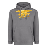 Storm Navy Seals badge Heavyweight Hoodie - longCreatives