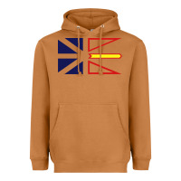 Meerkat Newfoundland and Labrador Flag - 3 Color Heavyweight Hoodie - longCreatives