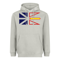Moon Dust Newfoundland and Labrador Flag - 3 Color Heavyweight Hoodie - longCreatives