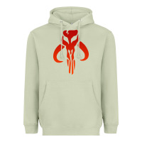 Matcha Mando Mythosaur Skull Sticker Heavyweight Hoodie - longCreatives