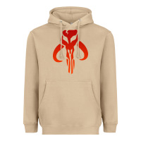 Mushroom Mando Mythosaur Skull Sticker Heavyweight Hoodie - longCreatives