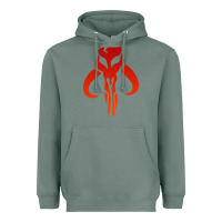Sage Mando Mythosaur Skull Sticker Heavyweight Hoodie - longCreatives