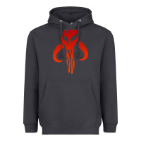 Mando Mythosaur Skull Sticker Heavyweight Hoodie | Teevron