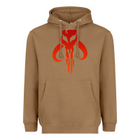 Toasted Coconut Mando Mythosaur Skull Sticker Heavyweight Hoodie - longCreatives