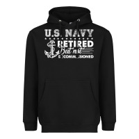Us Navy Retired Shirt Heavyweight Hoodie | Teevron