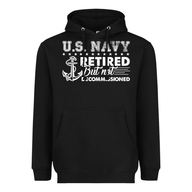 Us Navy Retired Shirt Heavyweight Hoodie by longCreatives | Teevron