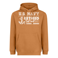 Meerkat US Navy Retired Shirt Heavyweight Hoodie - longCreatives