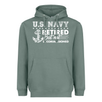 Sage US Navy Retired Shirt Heavyweight Hoodie - longCreatives