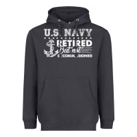 Smoke US Navy Retired Shirt Heavyweight Hoodie - longCreatives