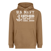 Toasted Coconut US Navy Retired Shirt Heavyweight Hoodie - longCreatives