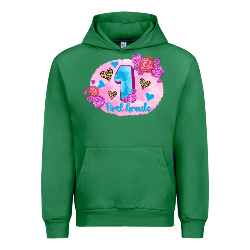Back To School Flowers First Grade 3200x2400 Urban Hoodie by AdoDesignShop | Teevron