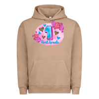Pigment Burro back to school flowers first grade 3200x2400 Urban Hoodie - AdoDesignShop