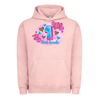 Pigment Salmon back to school flowers first grade 3200x2400 Urban Hoodie - AdoDesignShop