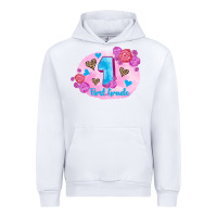 White back to school flowers first grade 3200x2400 Urban Hoodie - AdoDesignShop