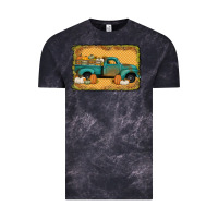 Cloud Black pumpkin farm truck Vintage Tee - Jasminsmagicworld