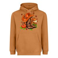 Meerkat fall pumpkins  cowgirl  and roses Heavyweight Hoodie - AdoDesignShop