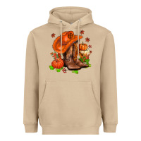 Mushroom fall pumpkins  cowgirl  and roses Heavyweight Hoodie - AdoDesignShop