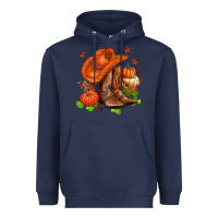 Navy fall pumpkins  cowgirl  and roses Heavyweight Hoodie - AdoDesignShop